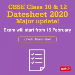 CBSE Class 10 & 12 Datesheet 2020 Major update