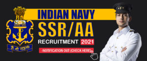 Indian Navy SSR/AA recruitment 2021