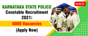 Karnataka state police constable recruitment 2021